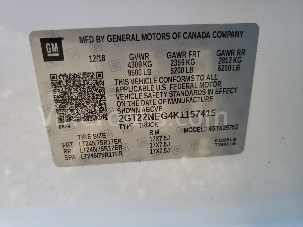 2GT22NEG4K1157415
