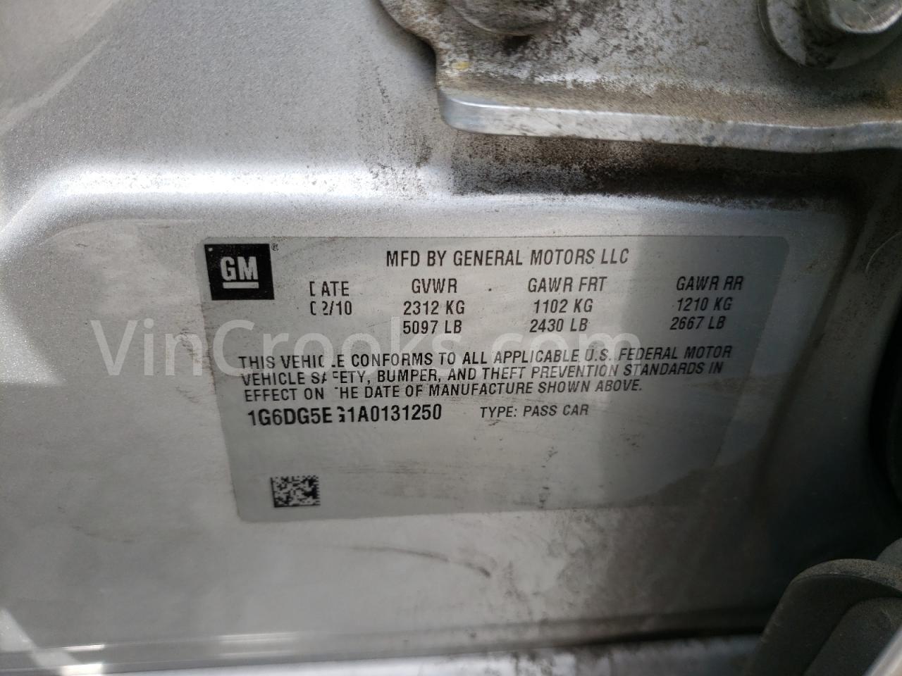 1G6DG5EG1A0131250