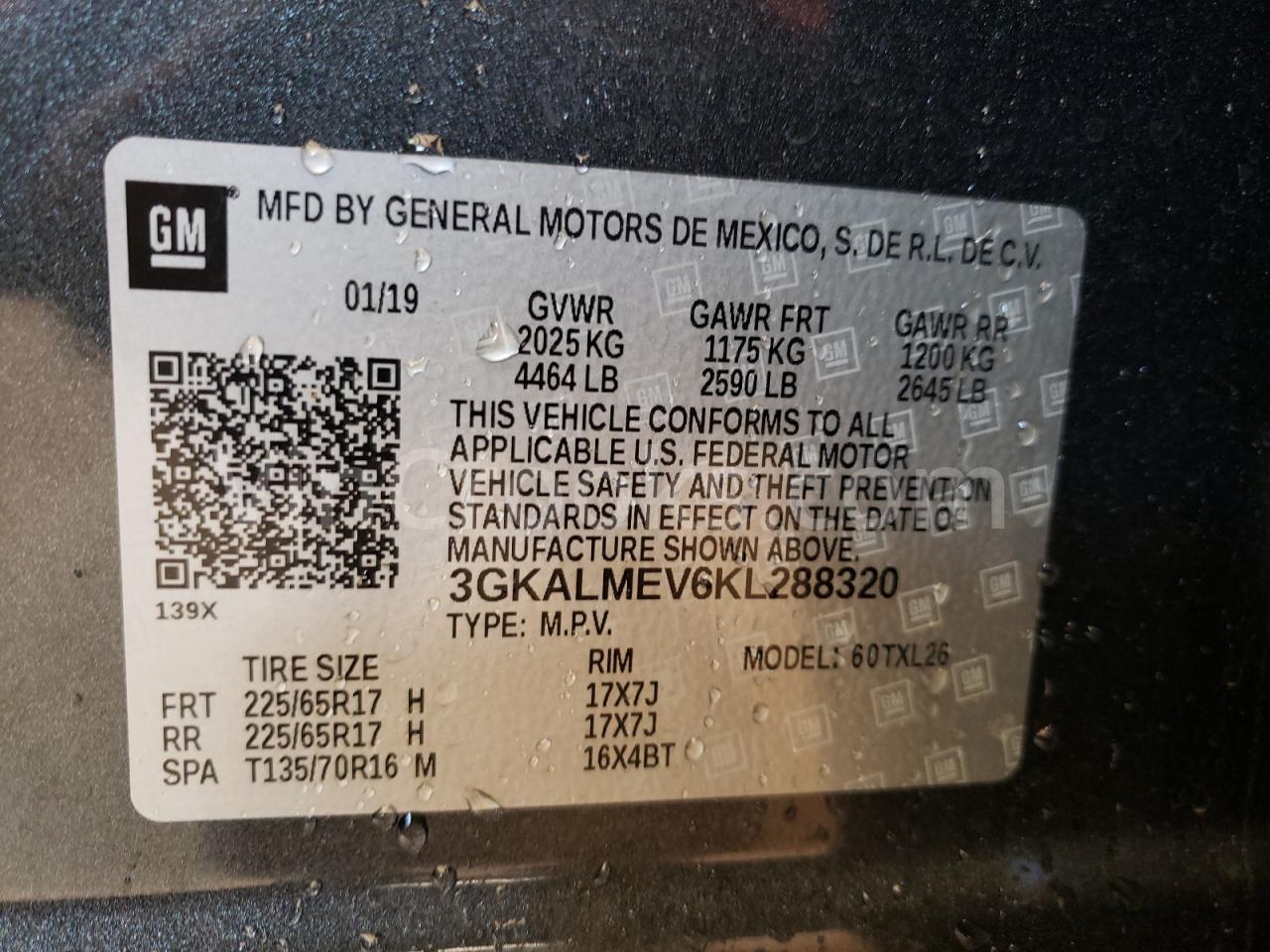 3GKALMEV6KL288320