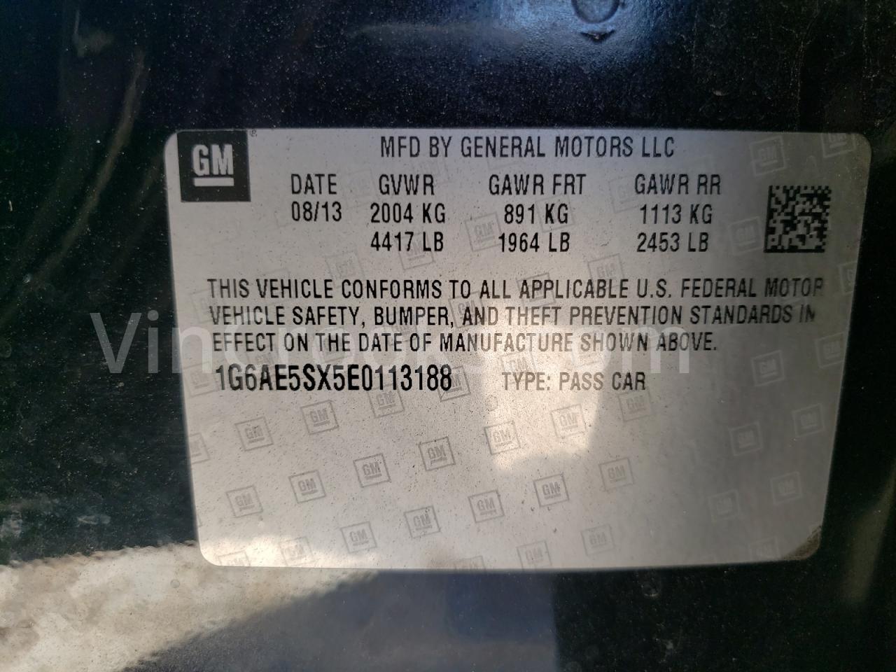 1G6AE5SX5E0113188