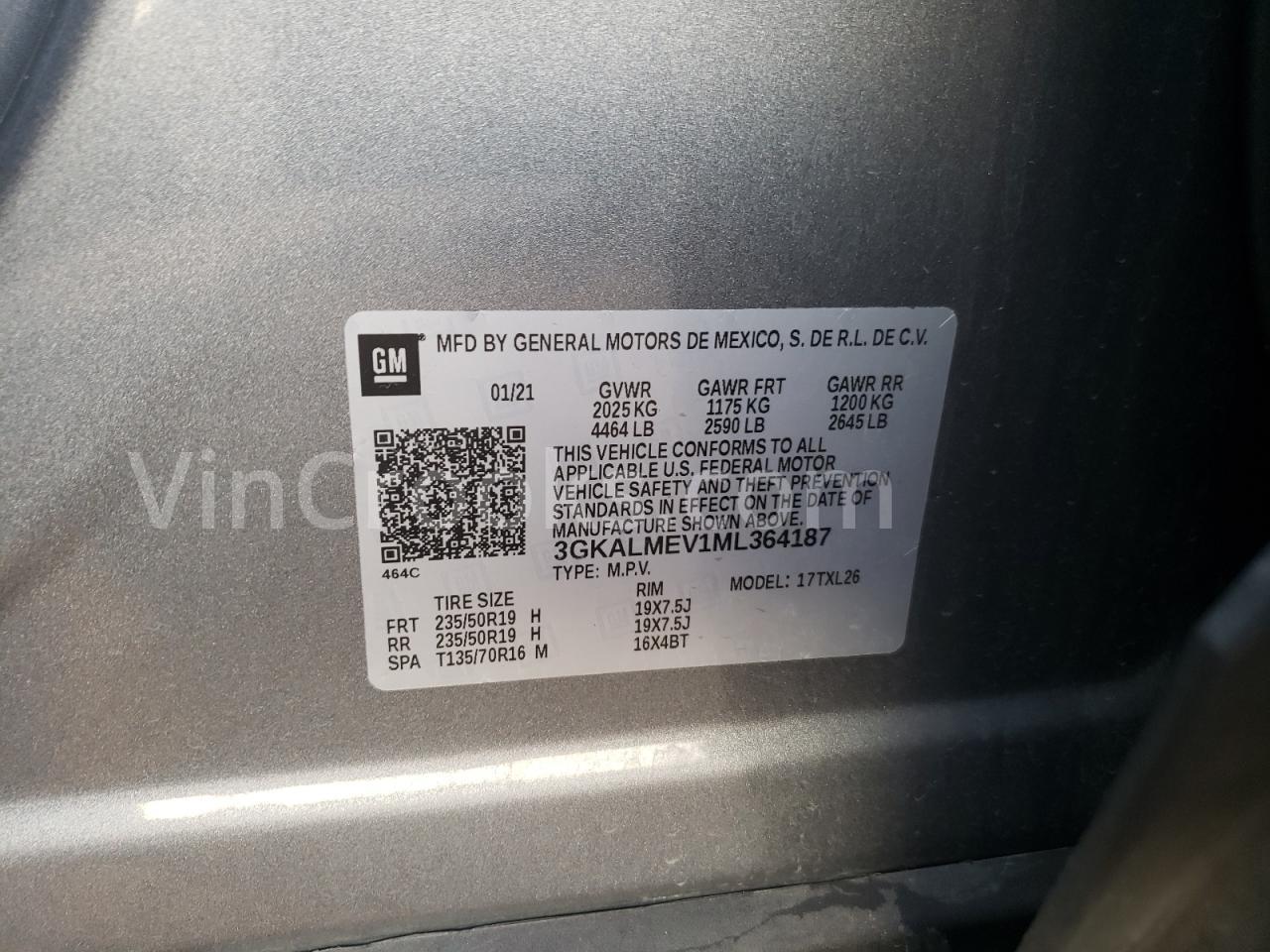 3GKALMEV1ML364187