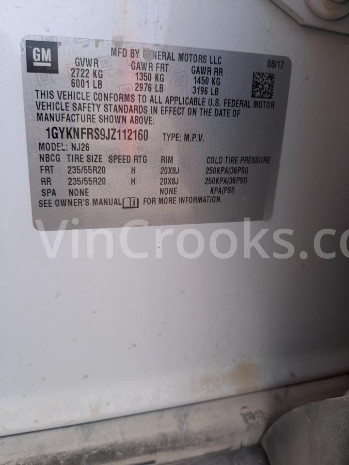 1GYKNFRS9JZ112160