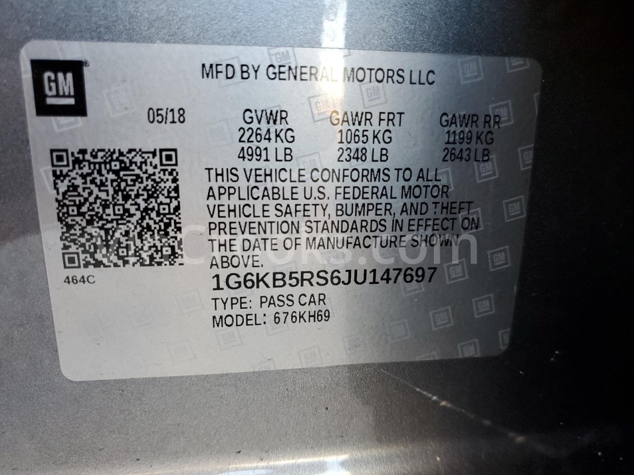 1G6KB5RS6JU147697