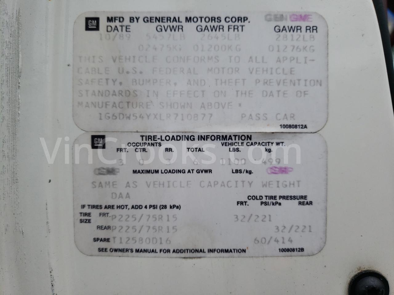1G6DW54YXLR710877