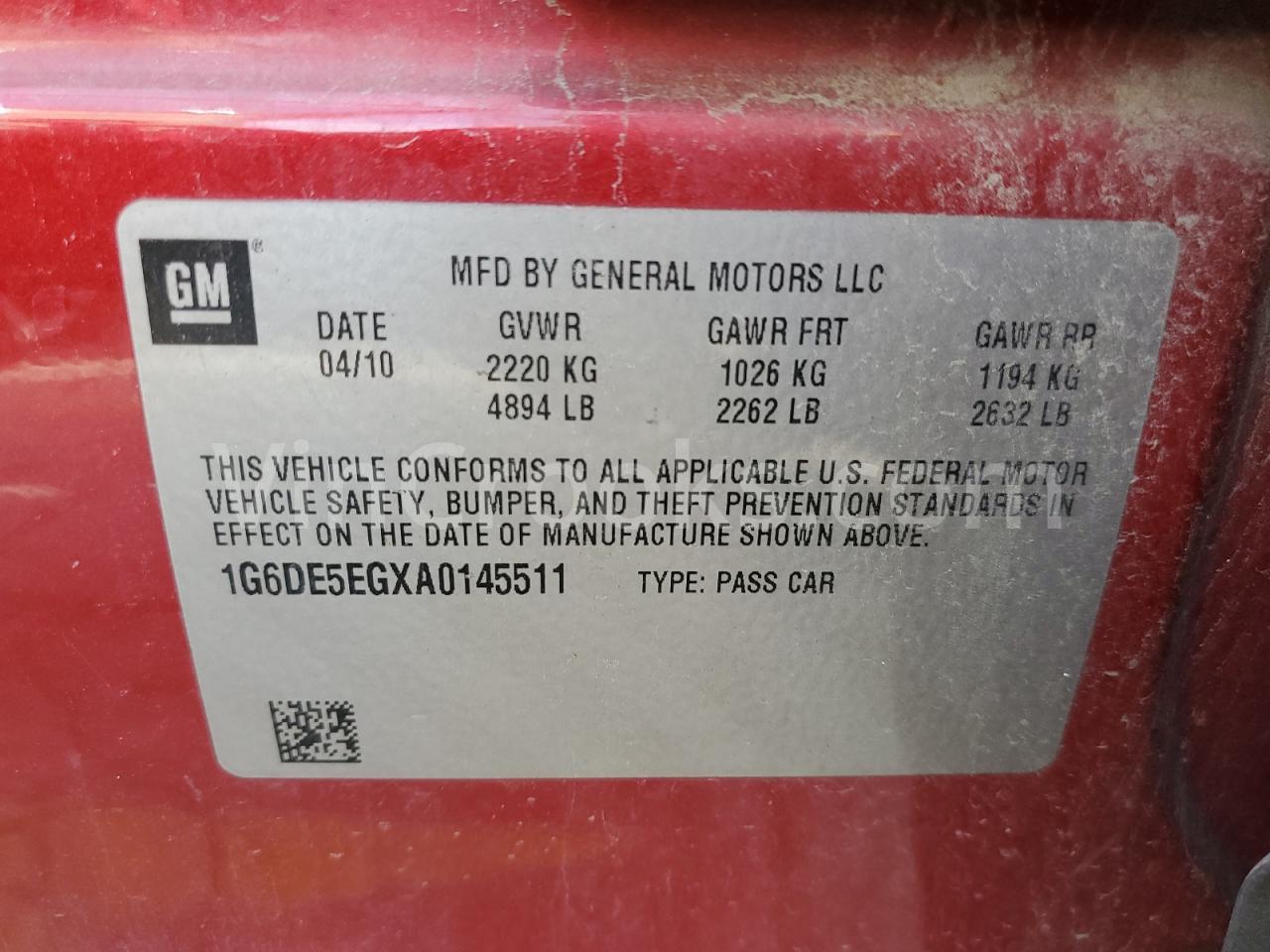 1G6DE5EGXA0145511