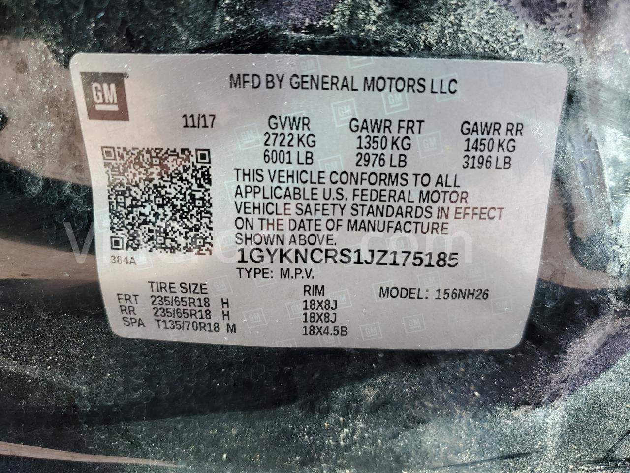 1GYKNCRS1JZ175185