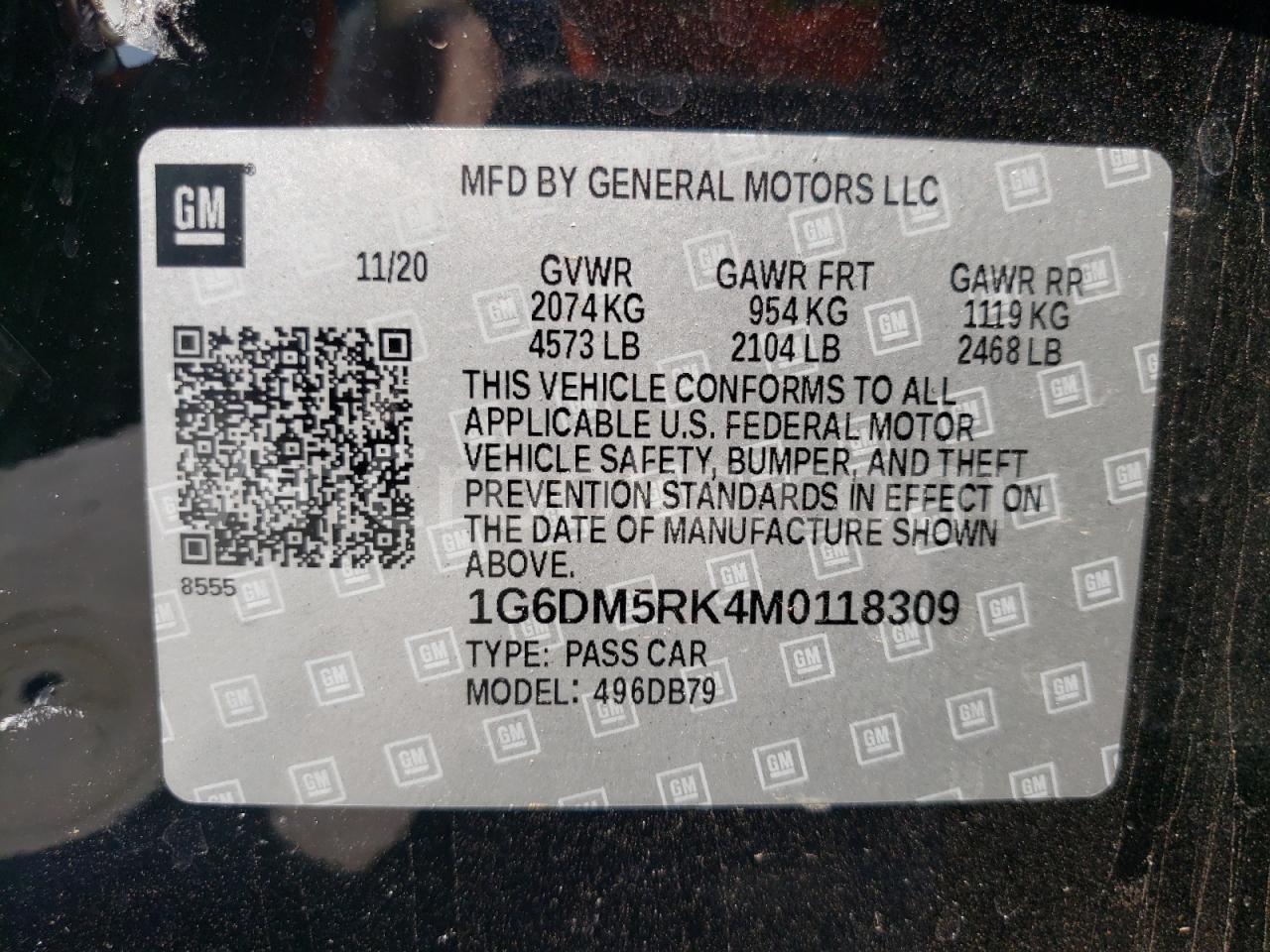 1G6DM5RK4M0118309