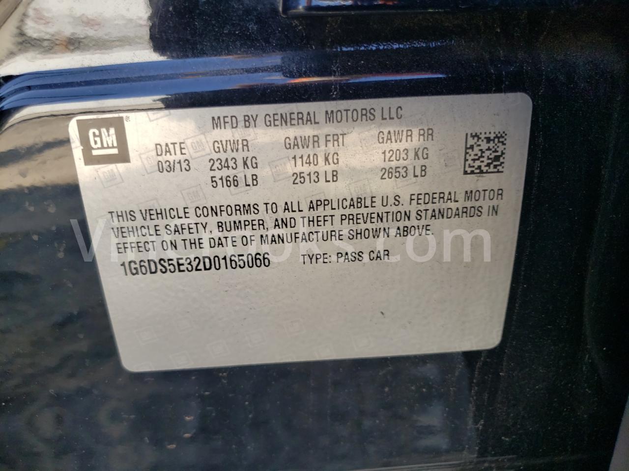1G6DS5E32D0165066