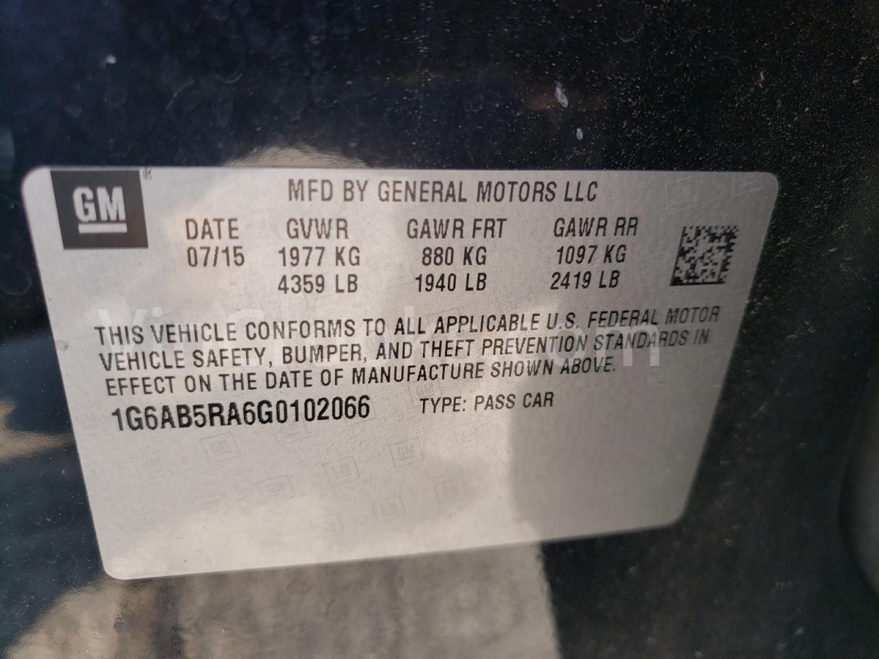 1G6AB5RA6G0102066