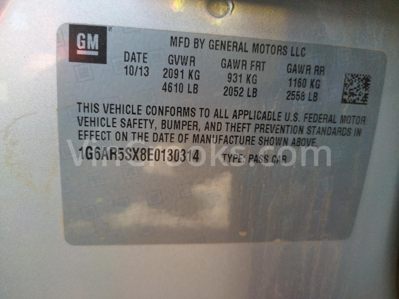 1G6AR5SX8E0130314