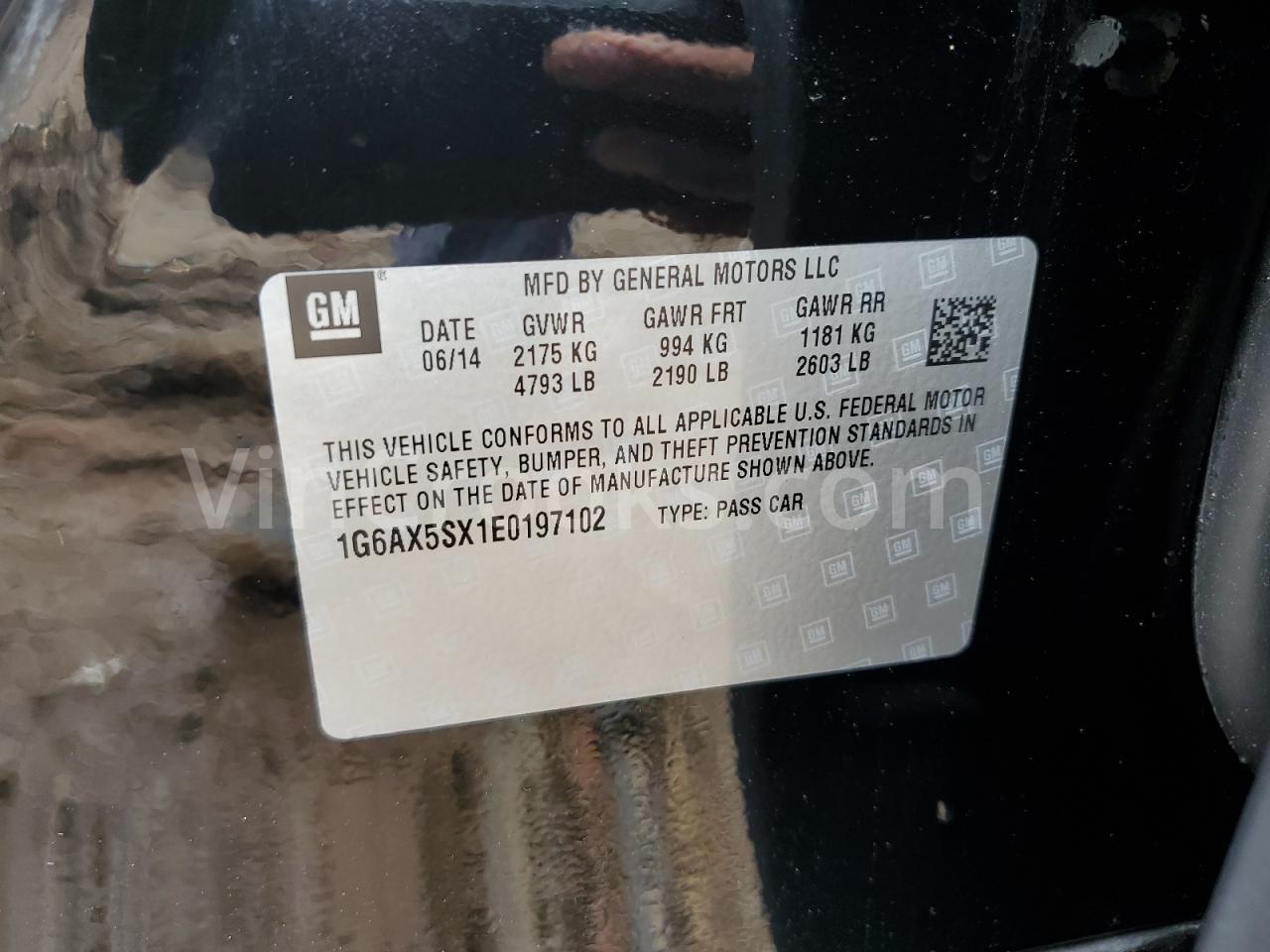 1G6AX5SX1E0197102