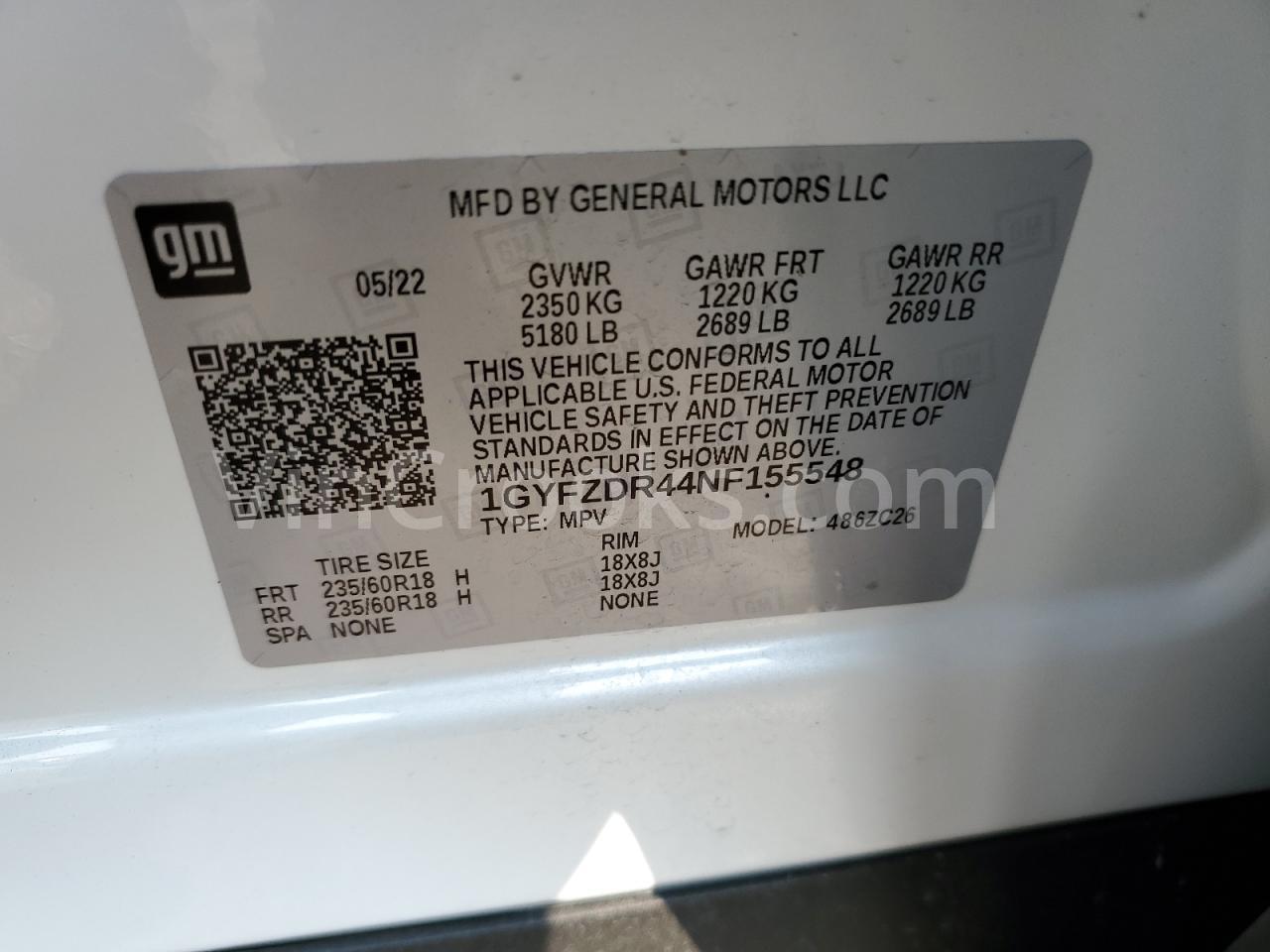 1GYFZDR44NF155548