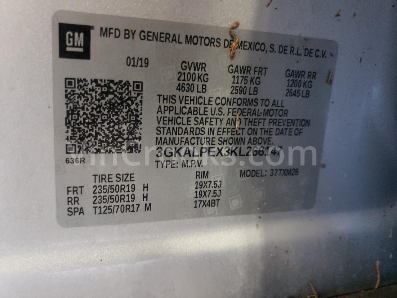 3GKALPEX3KL266147