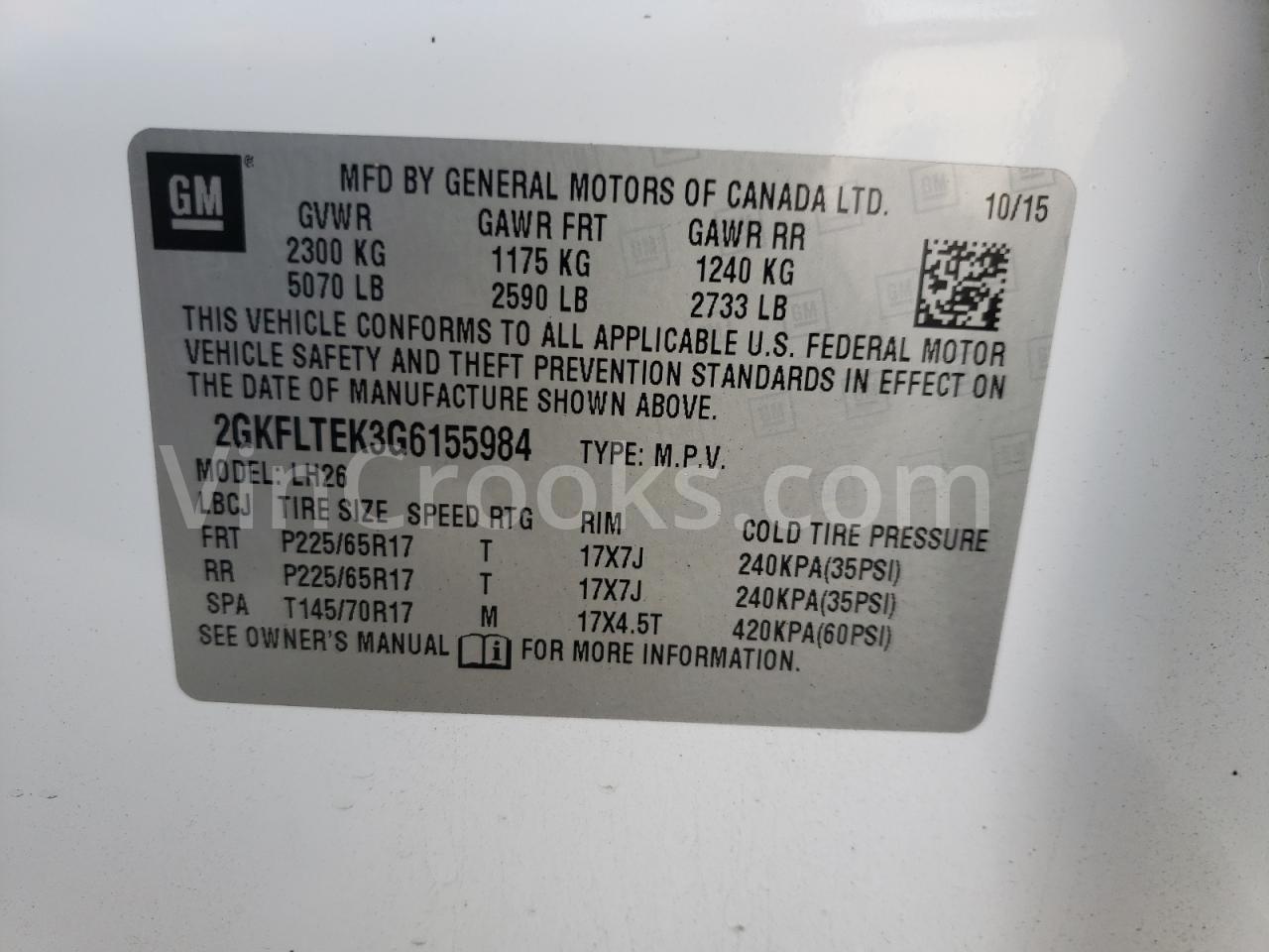 2GKFLTEK3G6155984