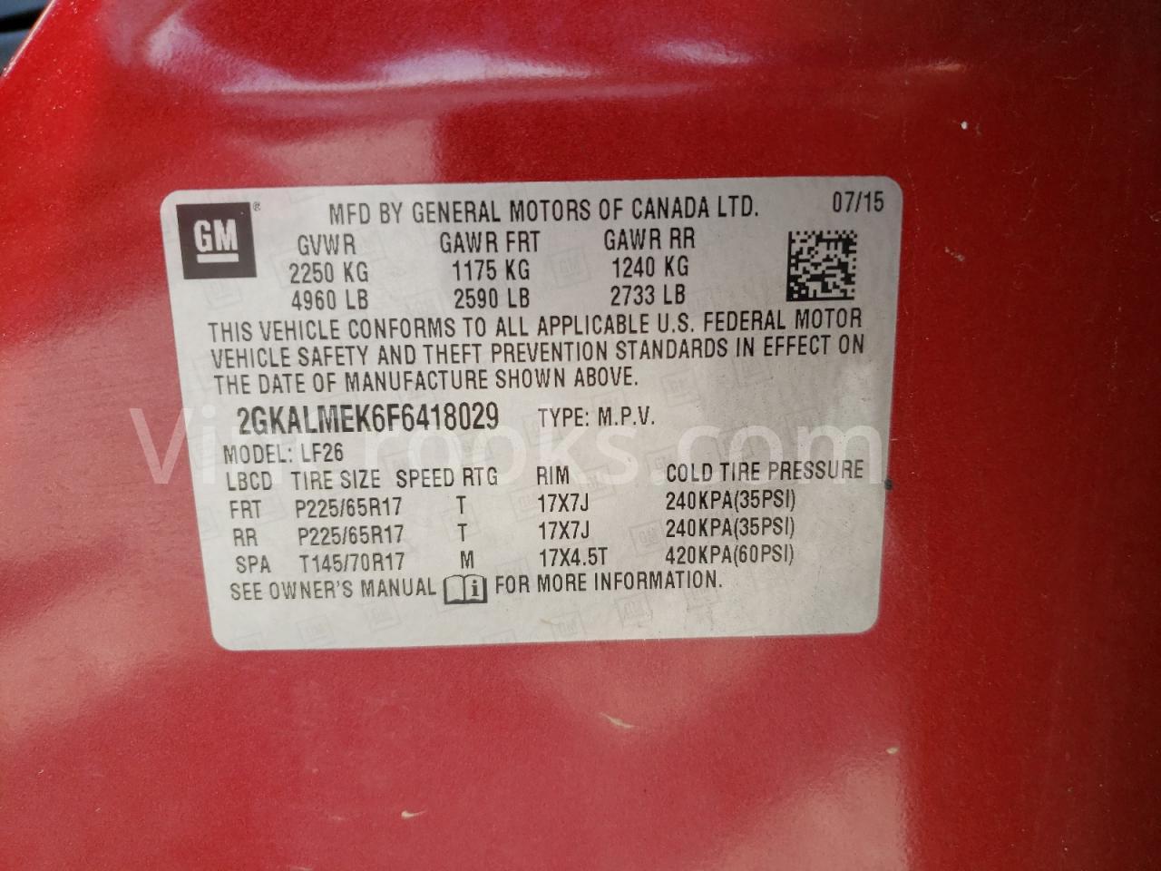 2GKALMEK6F6418029