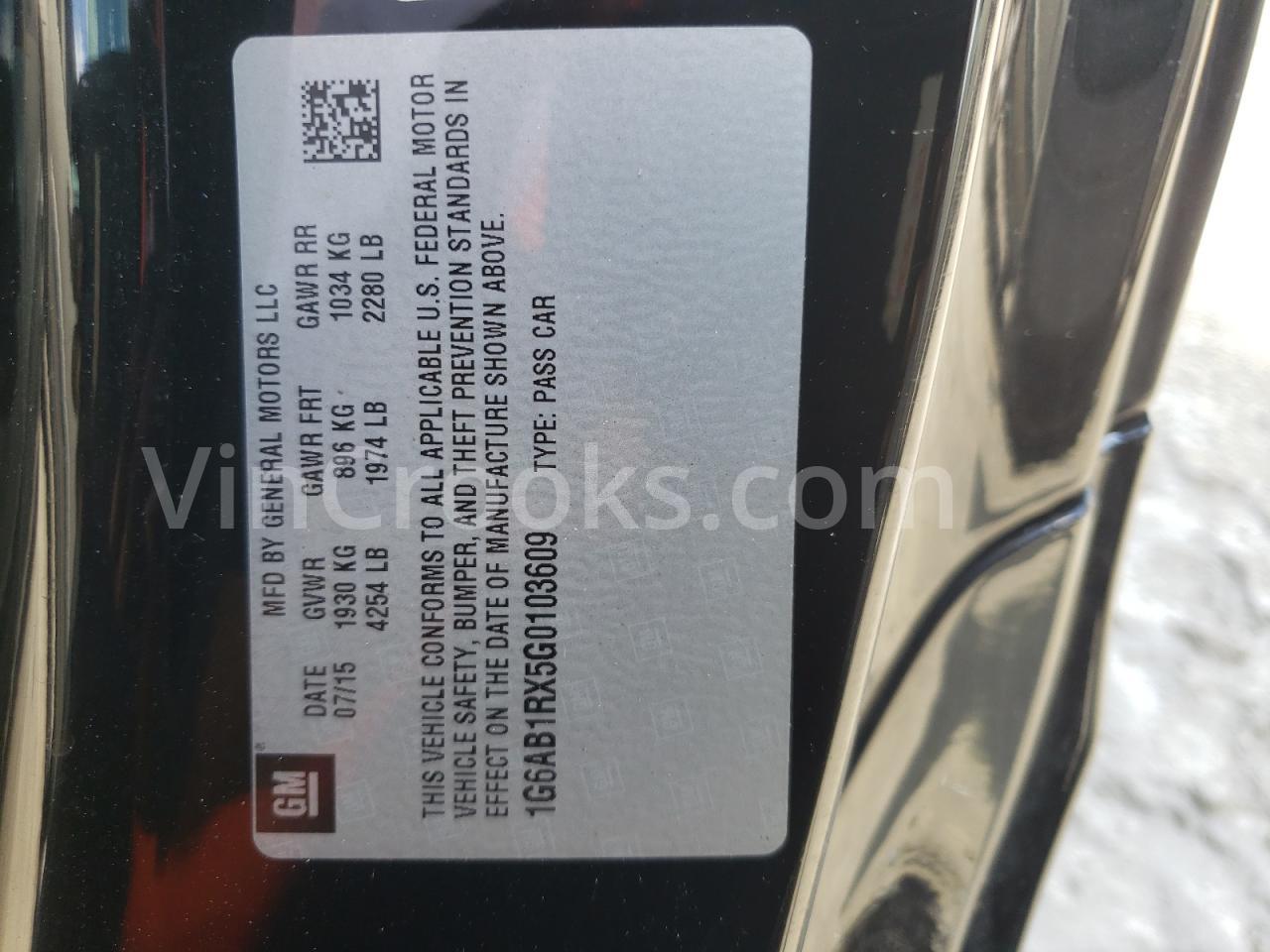 1G6AB1RX5G0103609
