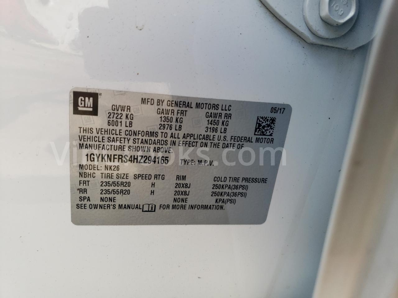 1GYKNFRS4HZ294165