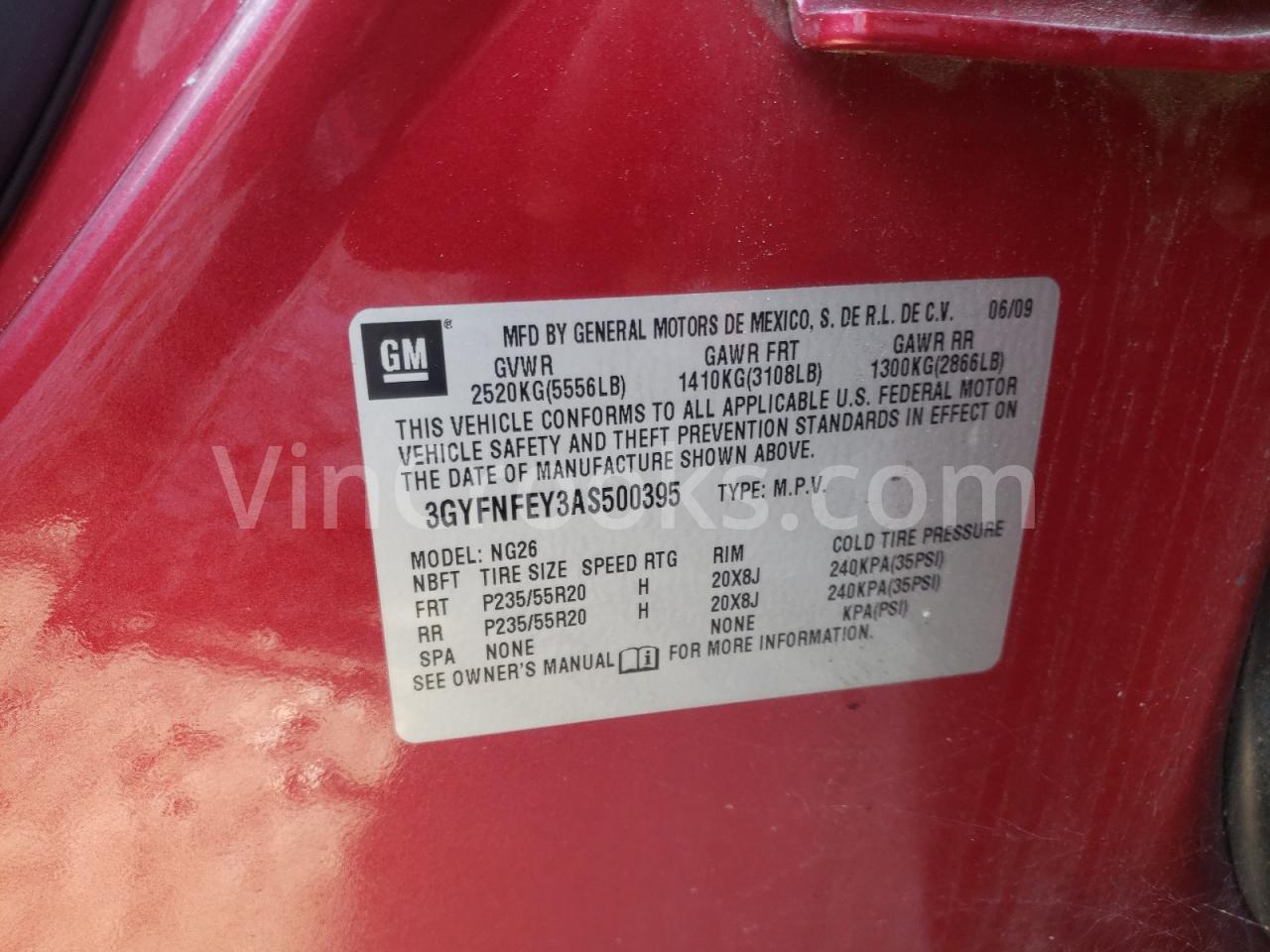 3GYFNFEY3AS500395