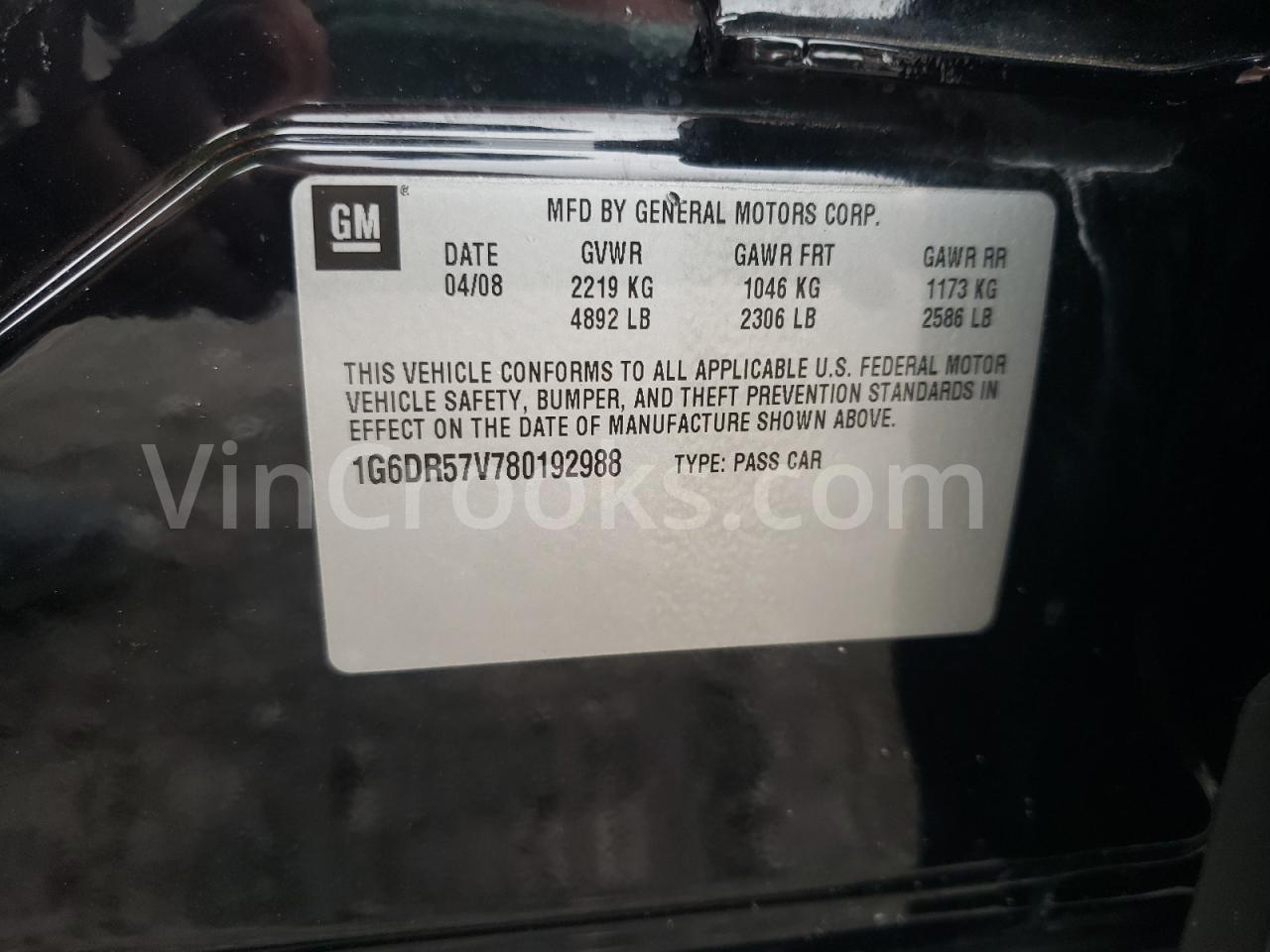 1G6DR57V780192988