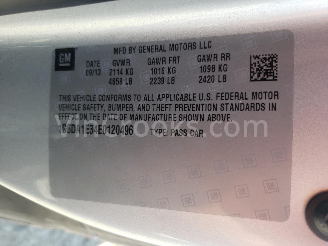 1G6DA1E34E0120496