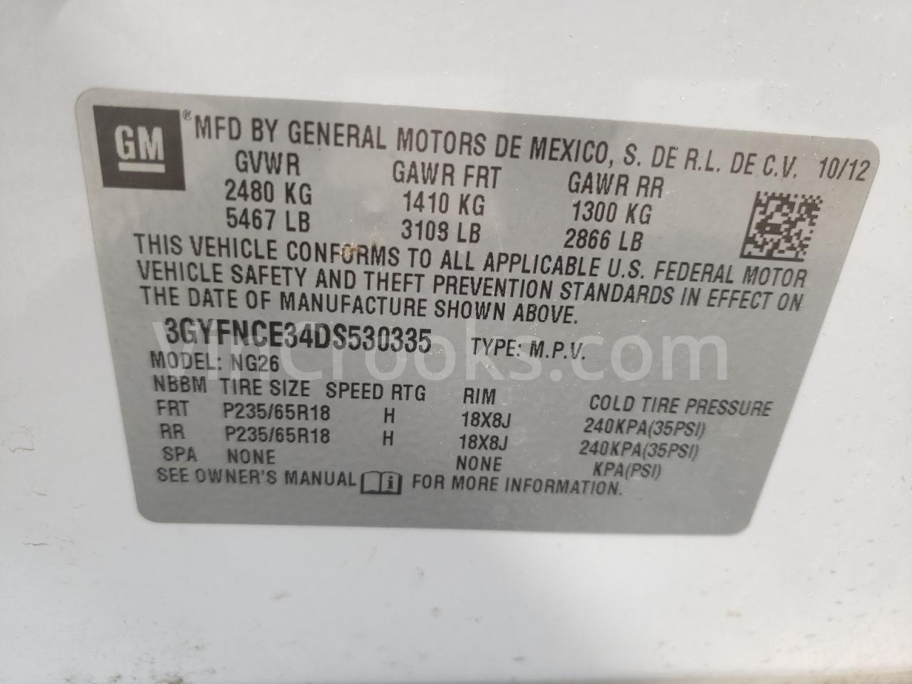 3GYFNCE34DS530335