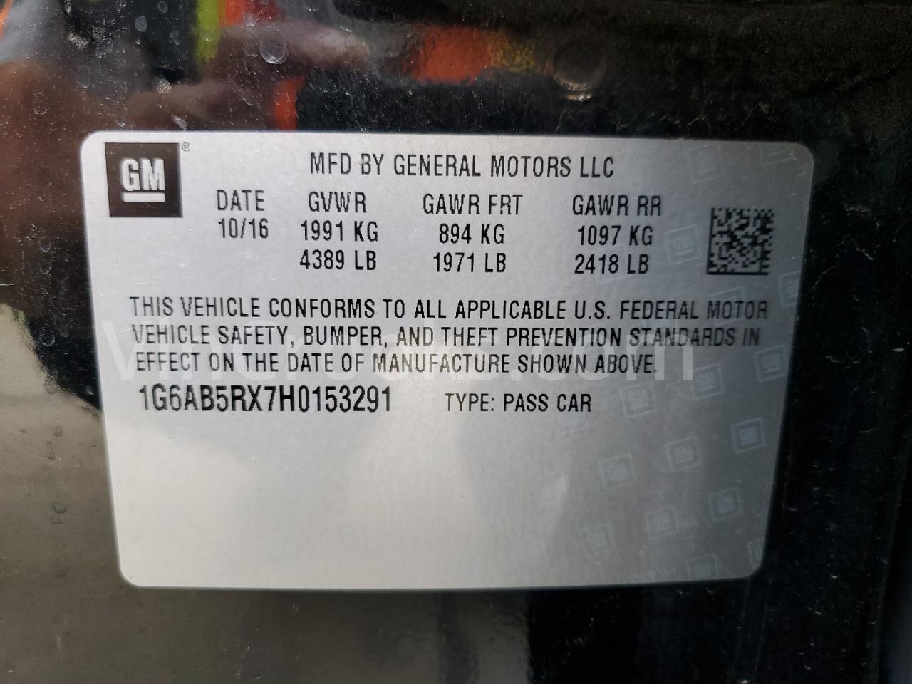 1G6AB5RX7H0153291