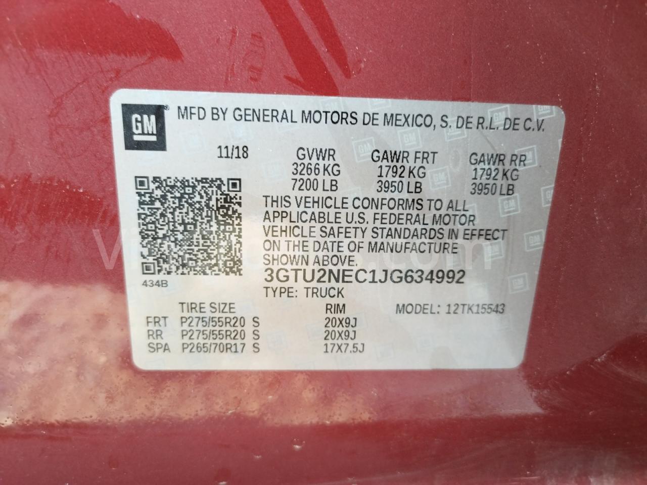 3GTU2NEC1JG634992