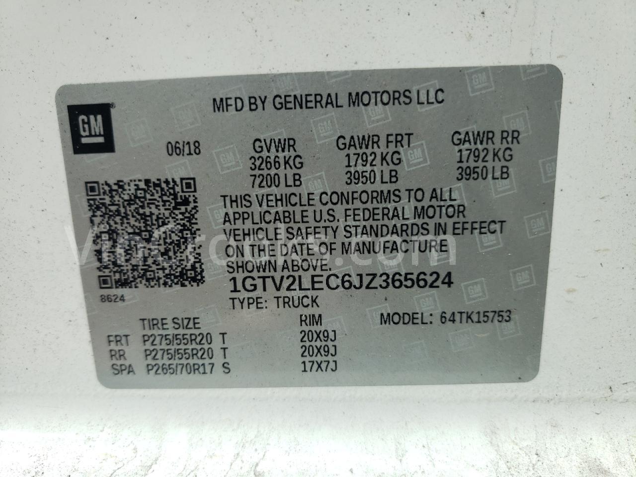 1GTV2LEC6JZ365624