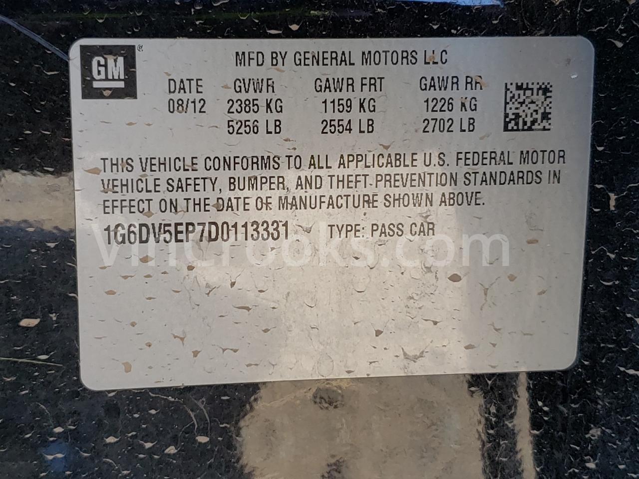 1G6DV5EP7D0113331