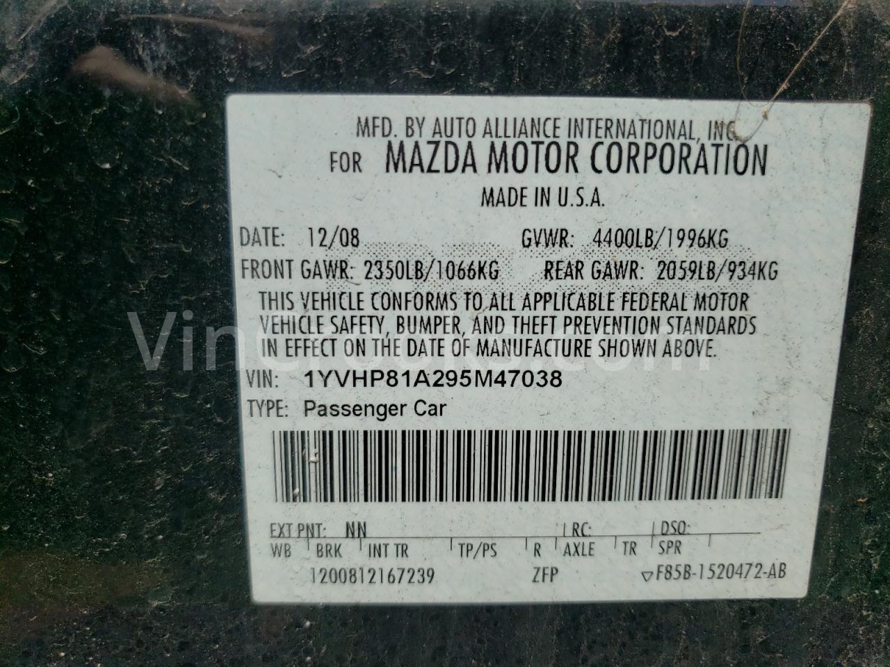 1YVHP81A295M47038