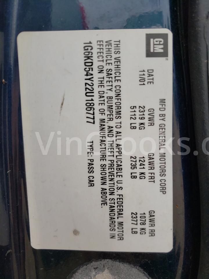 1G6KD54Y22U186777