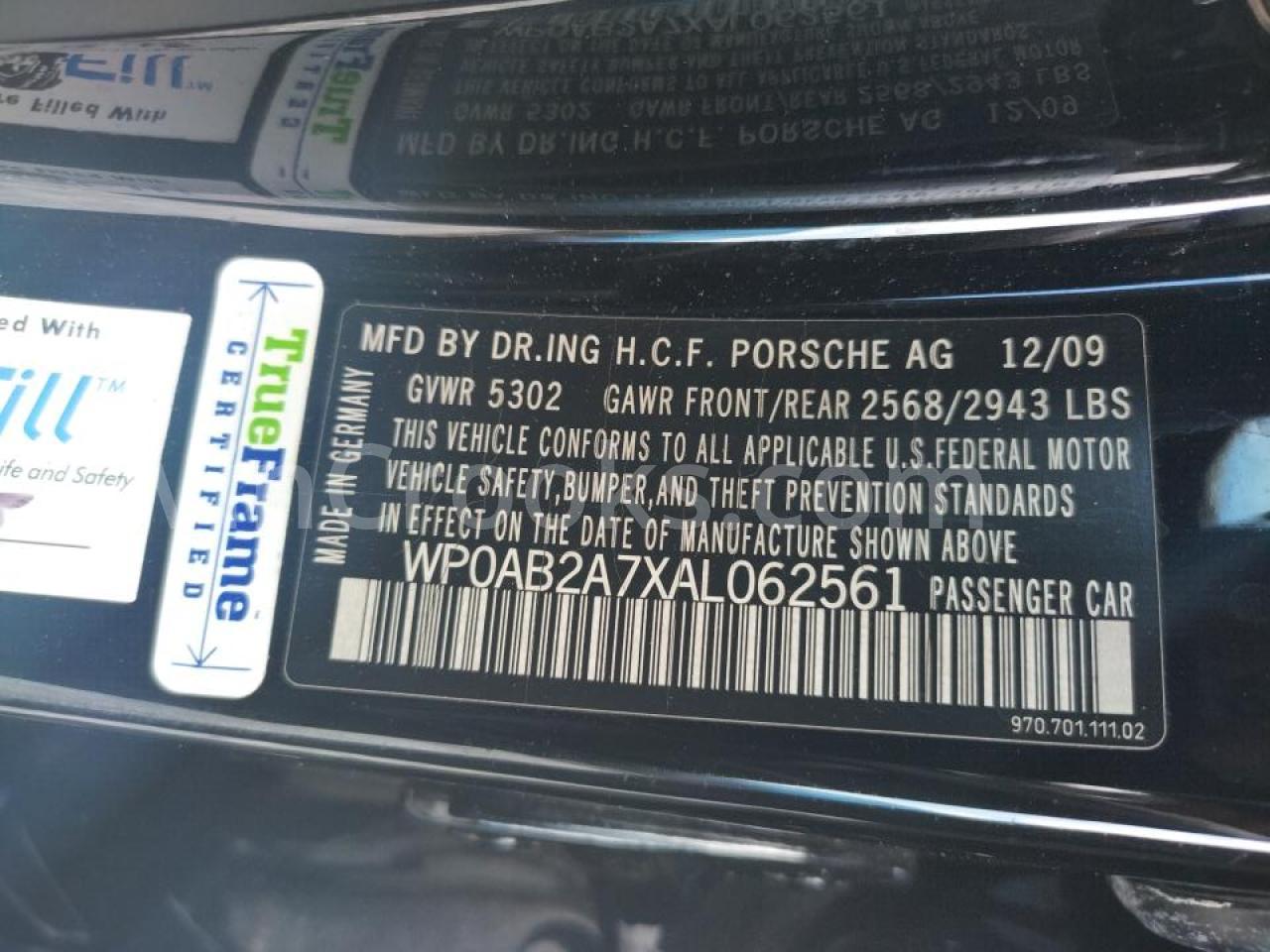 WP0AB2A7XAL062561