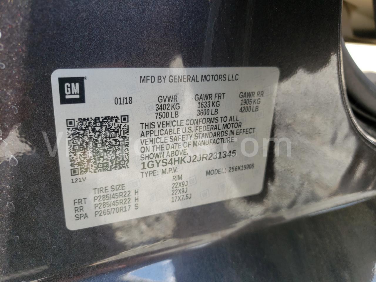 1GYS4HKJ2JR231345