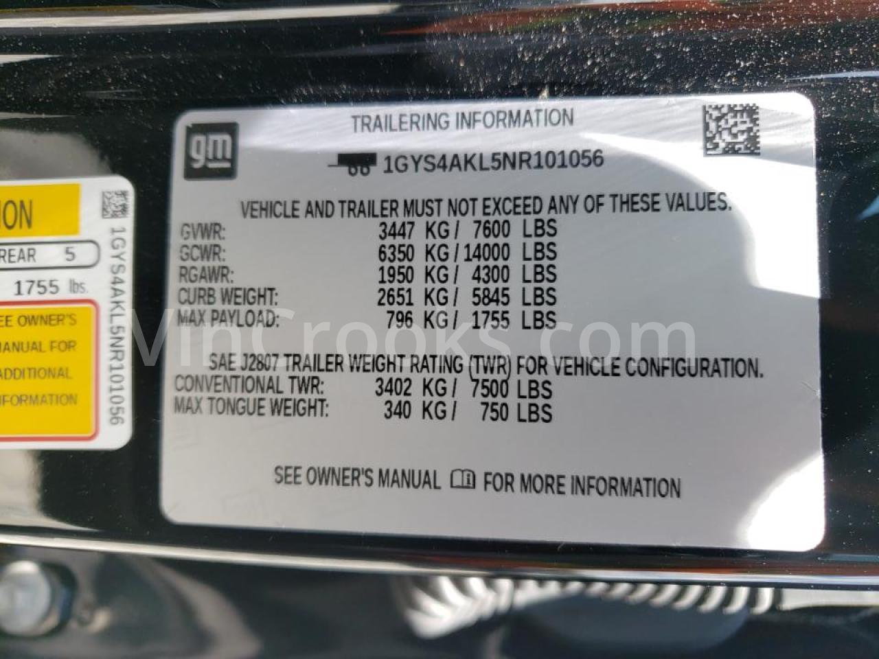 1GYS4AKL5NR101056