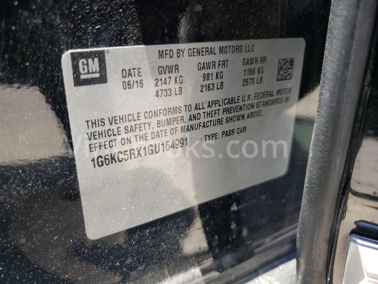 1G6KC5RX1GU164991
