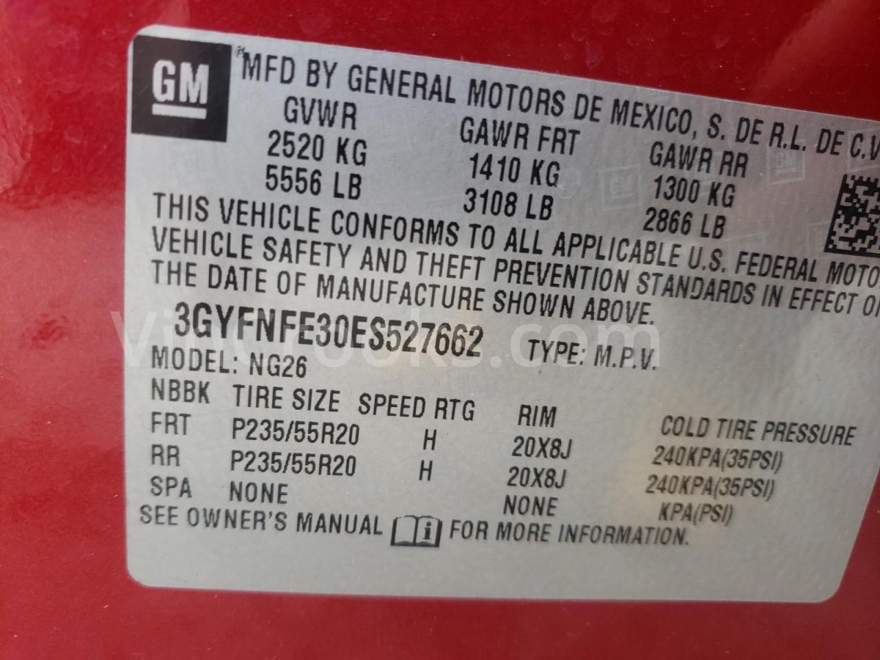 3GYFNFE30ES527662