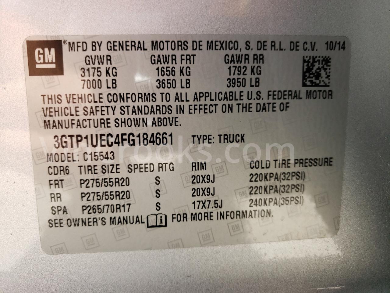 3GTP1UEC4FG184661