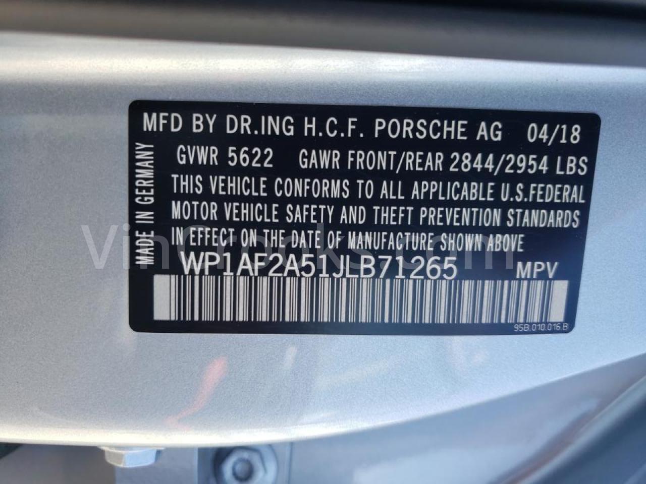 WP1AF2A51JLB71265