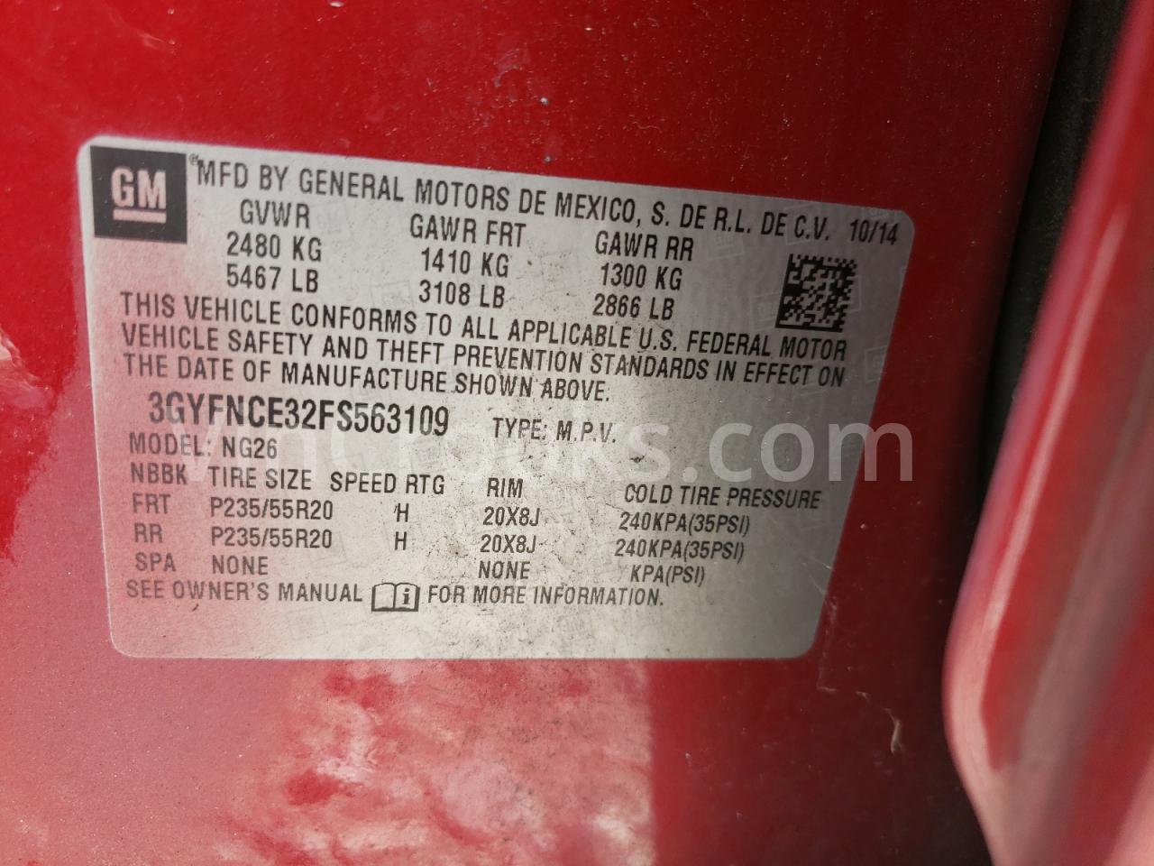 3GYFNCE32FS563109