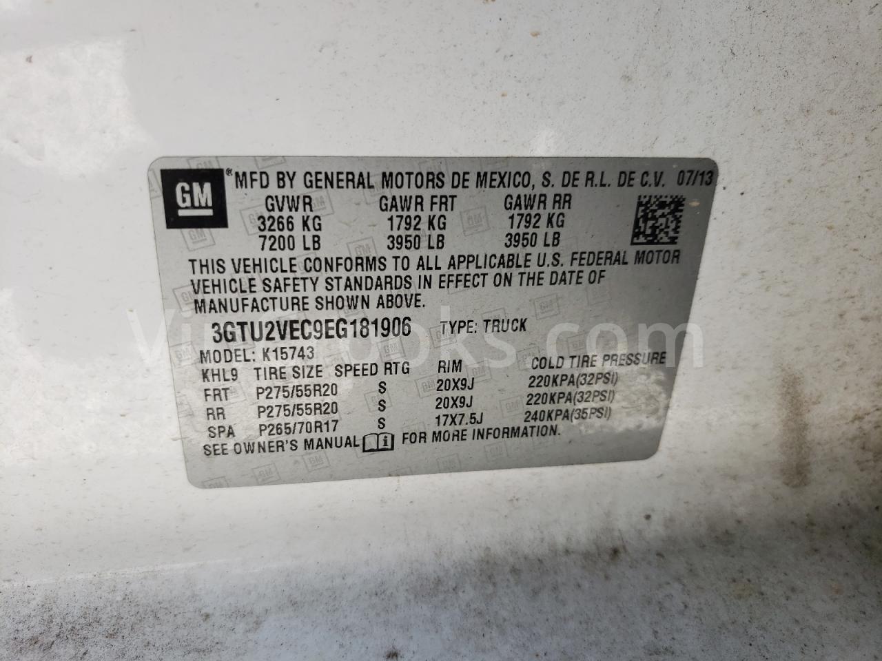 3GTU2VEC9EG181906