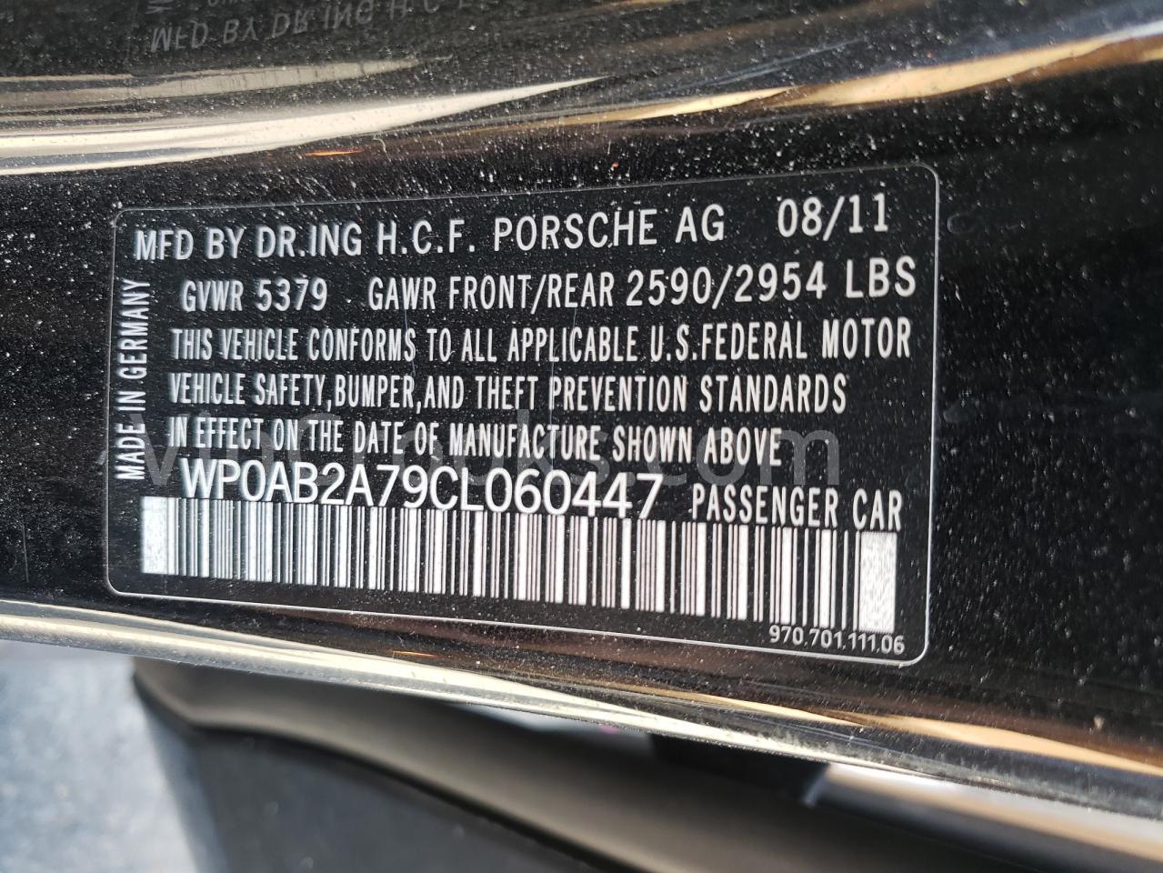 WP0AB2A79CL060447