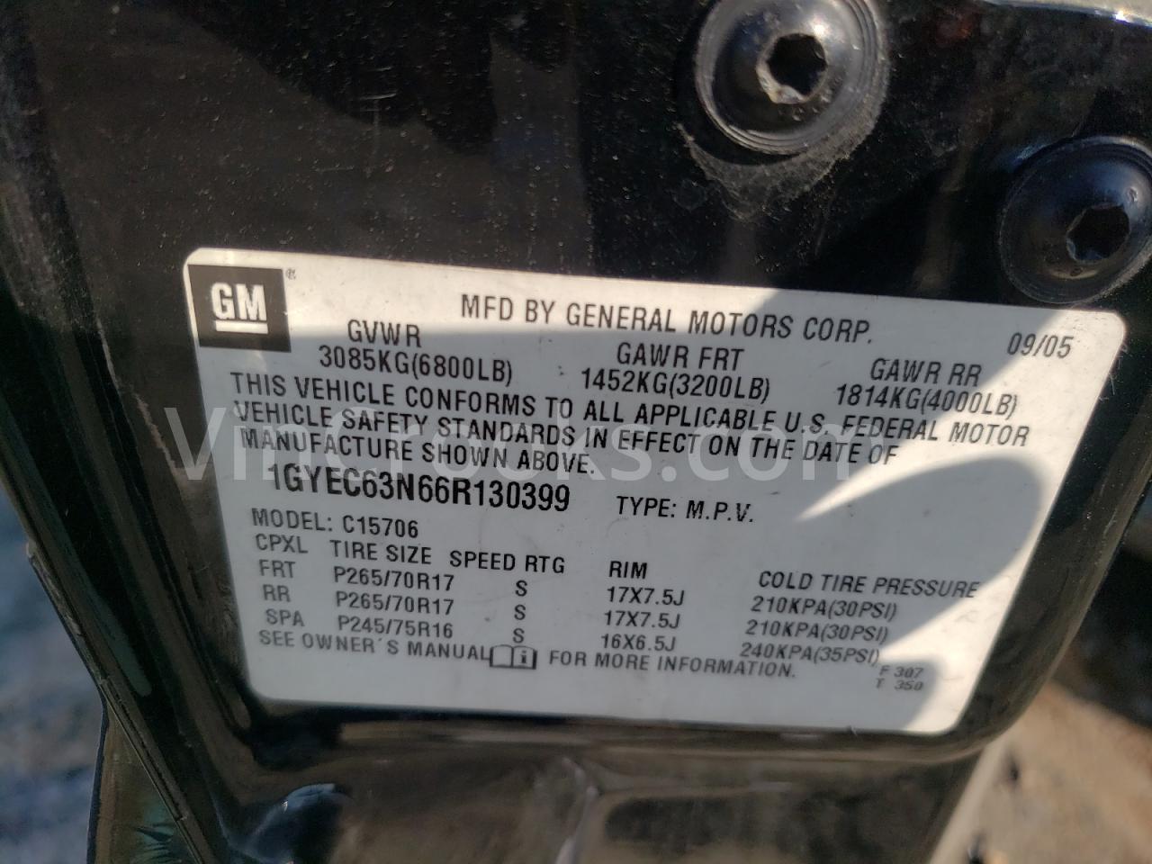 1GYEC63N66R130399
