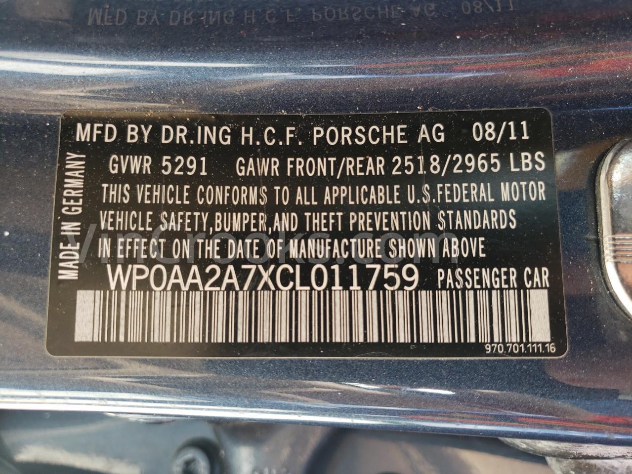WP0AA2A7XCL011759