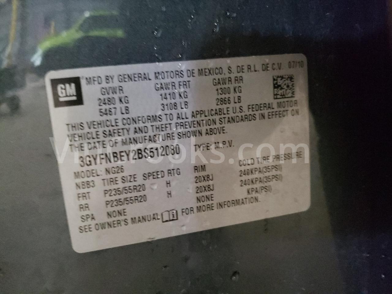 3GYFNBEY2BS512080