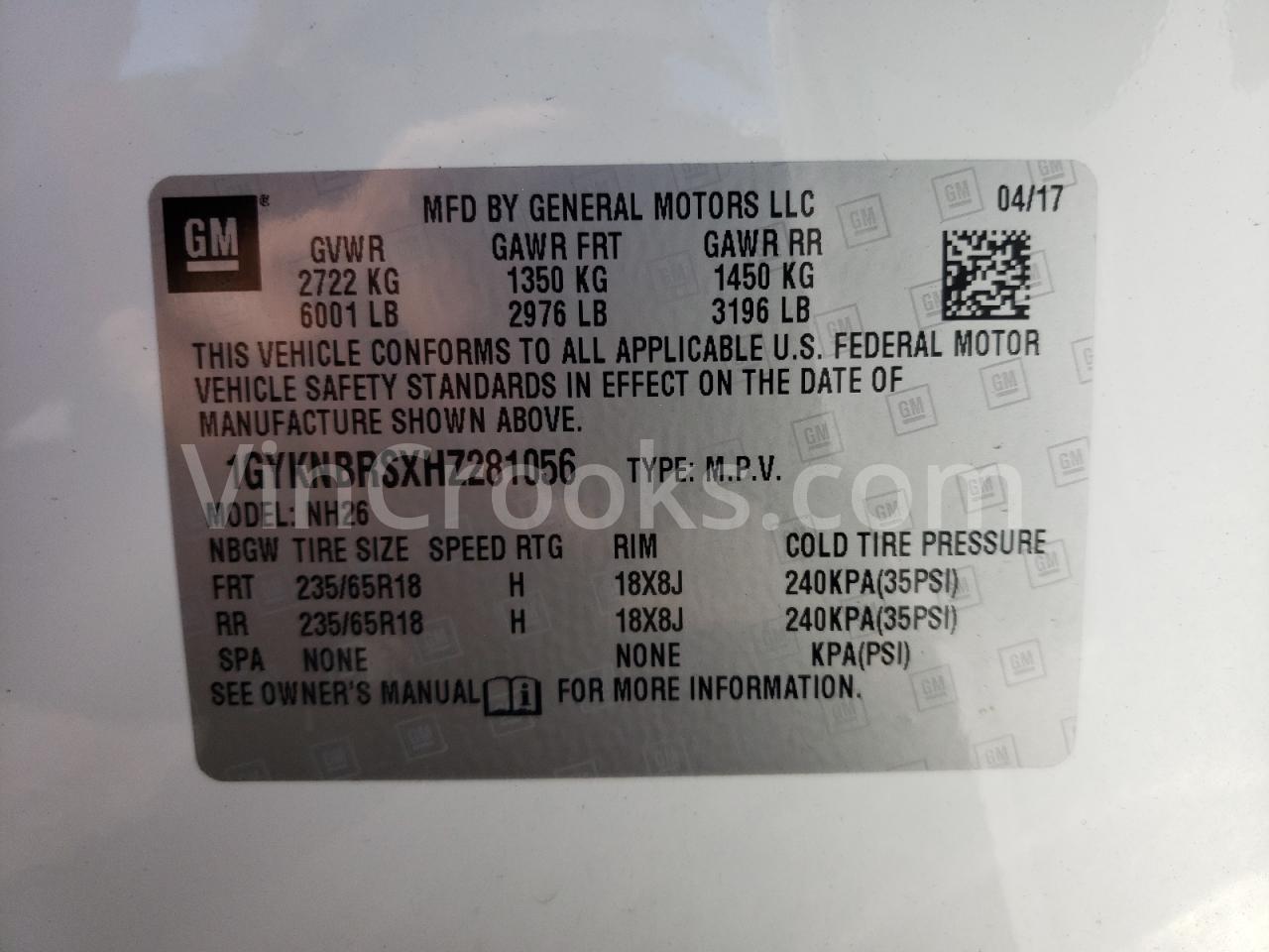 1GYKNBRSXHZ281056