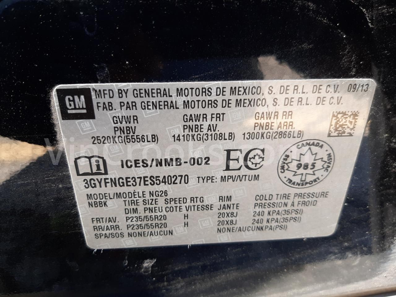 3GYFNGE37ES540270