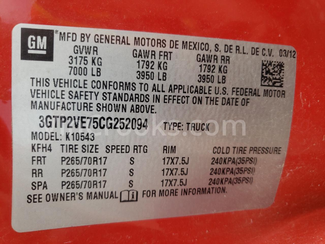 3GTP2VE75CG252094