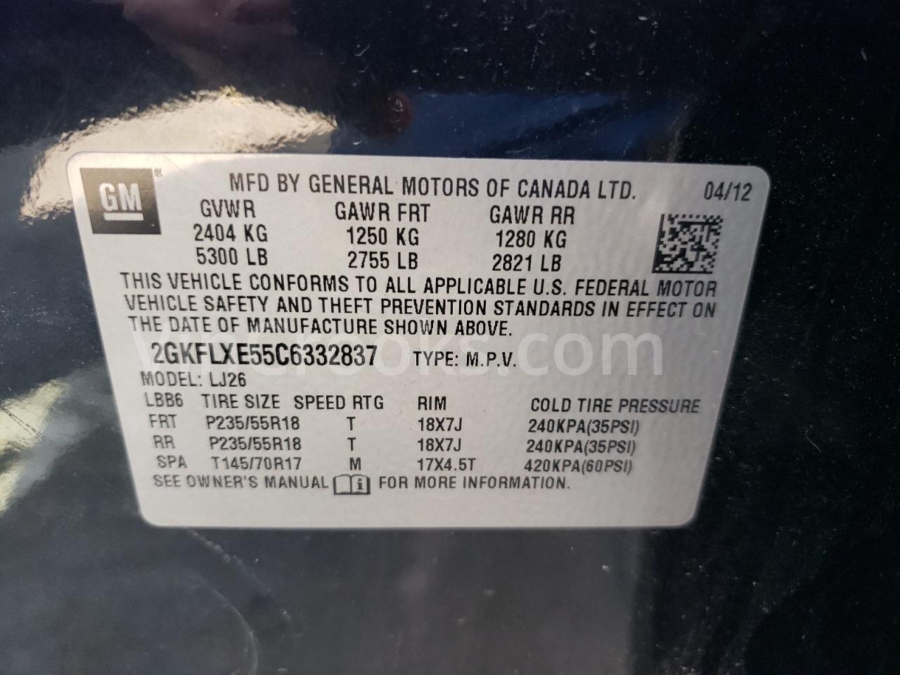 2GKFLXE55C6332837