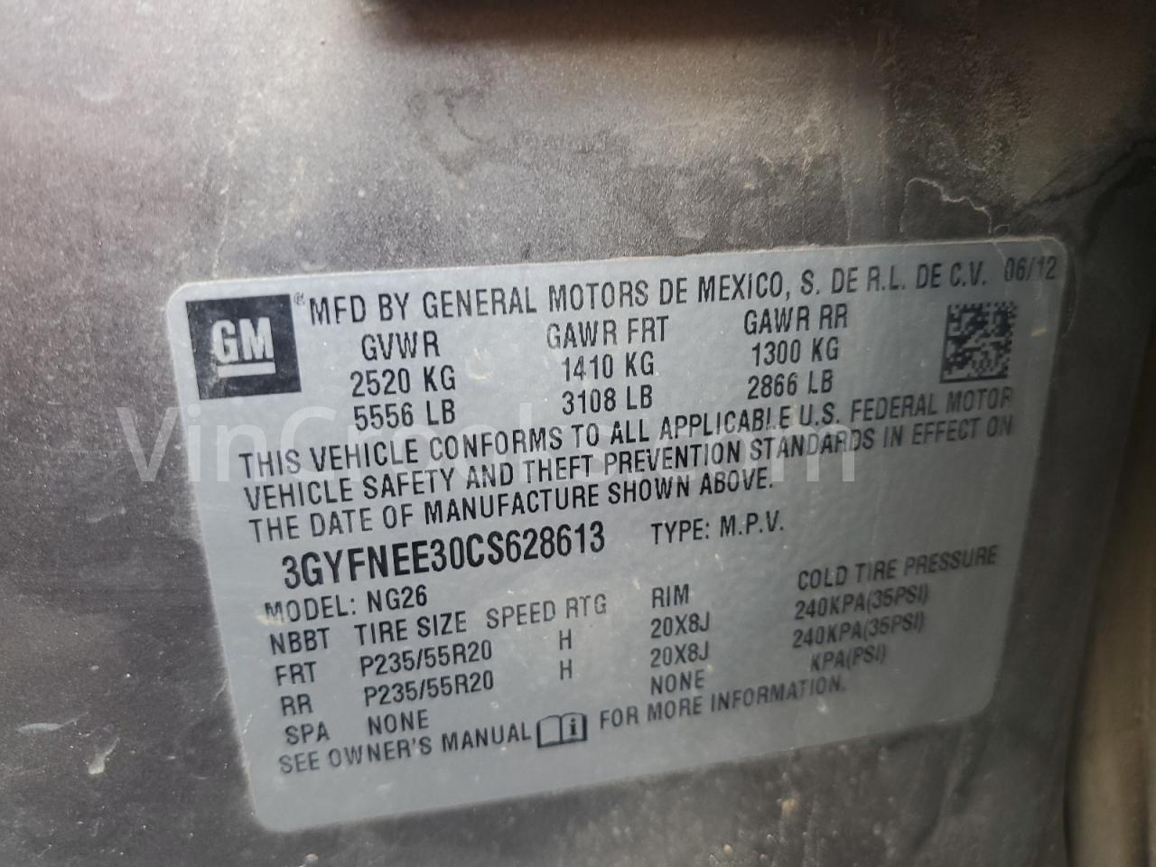 3GYFNEE30CS628613