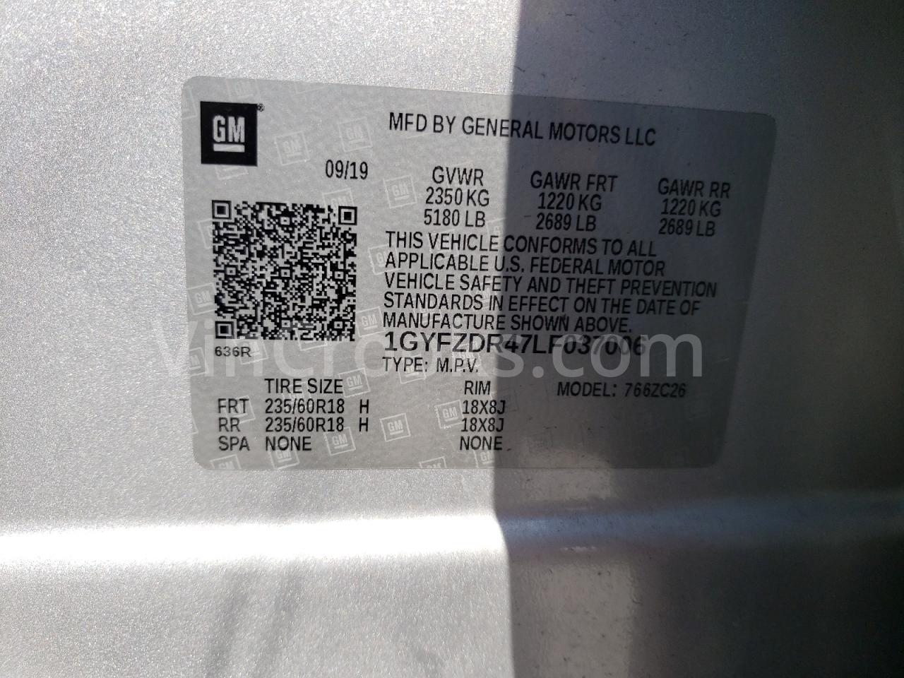 1GYFZDR47LF037006